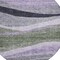 Homeroots 8' Artichoke Green Green And Black Round Abstract Washable Indoor Outdoor Area Rug 603667 - alternate 8