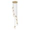 Z-Lite Aimie 7-Light Chandelier, 18 in W x 13 in H, Modern Gold 828P6-7R-MGLD - alternate 4
