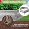 Pure Garden Galvanized Raised Garden Bed 21" L x 9.75" W x 5.5" H Raised Garden Beds Hexagonal Planter Box 50-193 - alternate 5