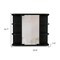 Homeroots 24" Black Wood Floating Double Door Bathroom Vanity And Medicine Cabinet With Mirror 478210 - alternate 4