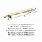 Amerock Monument Champagne Bronze Contemporary 24 in 610 mm Towel Bar BH36084CZ - alternate 4