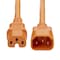 Startech.Com 6ft 1.8m Heavy Duty PDU Power Cord, IEC 60320 C14 to IEC 60320 C15, 15A 250V, 14AWG, Orange 8915-460Q-POWER-CORD - alternate 2