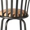 Homeroots Set of Two Brown and Black Faux Leather and Iron Low Back Adjustable Height Swivel Bar Chairs 610395 - alternate 5