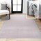 Jonathan Y Twyla Classic Solid Low-Pile Machine-Washable Light Gray 8 ft. x 10 ft. Area Rug WSH300C-8 - alternate 1