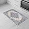World Rug Gallery Distressed Medallion Cushioned Anti Fatigue Standing Kitchen Mat 18 ft x 30 ft Blue WR18BLUE18X30 - alternate 1