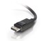 C2G 25ft/7.6m DisplayPort Cable M/M BLK 54404 - alternate 4