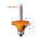 Cmt ROUNDOVER BIT WITH BEARING D=21/32inx1/2in R=5/64in S=1/4in 838.167.11 - alternate 4