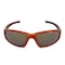 Crossfire Safety Glasses, Demi-Copper Mirror Lens, Burnt Orange Frame, Full-Frame, 1 PR 23125 - alternate 6