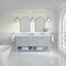 James Martin Vanities Breckenridge 72'' D Vanity, Serenity Blue, w/ Ethereal Noctis Quartz Top w/ Wireless Charger 330-V72-SRB-FENC - alternate 8