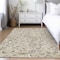 Homeroots 9' X 12' Beige Brown And Gray Floral Washable Indoor Outdoor Area Rug 597798 - alternate 5