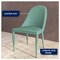 Leisuremod Seville Modern Leather Dining Side Chair with Iron Legs in Green SC48G - alternate 8