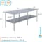 Amgood 36 in. x 96 in. Stainless Steel Table WT-3696-Z - alternate 6