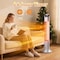 Edendirect 1500-Watt 11.22 in. Electric White Infrared Convection Heater Space Heater with remote control ZR-PSG-15R-Tall - alternate 4