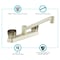 Dura Faucet Used For Kitchen Single Piece 8 Deck Mount 2 Smoked Acrylic Knob Handle DF-PK600S-BQ - alternate 2