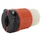 Ac Works Connector, NEMA L17-30R Female in Orange, 30A 600V 3-Phase Locking, Industrial Grade ASL1730R - alternate 3