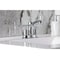 Kingston Brass Double-Handle 4" Centerset Bathroom Faucet with Pop-Up Drain, Polished Chrome FB7611CML - alternate 5