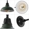 Jonathan Y Aurora 12.3 in. 1-Light Farmhouse Industrial Iron LED Gooseneck Arm Outdoor Sconce, Matte Green JYL7613L - alternate 4