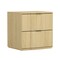 Manhattan Comfort Clive 22in Nightstand in Natural and Gold (2-Drawer) NS1560-1 - alternate 4