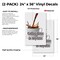 Signmission Coffee Time Is Anytime, Vinyl Decals Only 24 Inch x 36 Inch, Vinyl Decal, 2PK DSB-2436-2PACK-Coffee Time Is Anytime - alternate 2