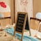 Vintiquewise 19-inch Wooden A-Frame Double-Sided Chalkboard and Menu Board Easel, Large QI004935.L - alternate 4