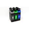 Commercial Zone Products Avante Series Triple Stream Black Trash/Recycling/Composting 30 Gallon Narrow Containers w/ Canopy 787306MSA - alternate 1
