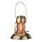 Kings County Tools Oil Lamp 8 in Tall Railroad Lantern with Brass Body & Glass Bulb Decorative Kerosene Lantern GW78A05-14 - alternate 1