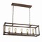 Jonathan Y Magnolia 36" 5-Light Linear Adjustable Iron Rustic Farmhouse LED Pendant, Brown JYL7477A - alternate 10