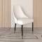 Leisuremod Allure Modern Dining Chair In White and Oak Wood Legs, 2PK AC49W2 - alternate 6
