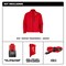 Milwaukee Tool M12 Heated TOUGHSHELL Men's Jacket, Red, Heats 3 to 12 Hours, 3 Outside Pockets, S M100R-21S - alternate 12