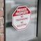 Signmission Private Property No Trespassing No, 4 inch X 4 inch, Vinyl Decal, 2PK OC-D-2PACK-4-140 - alternate 3