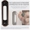 Newhouse Hardware Metal Lighted Door Chime Button in Oil Rubbed Bronze BT5ORBL - alternate 5