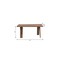 Homeroots 63" Walnut Wood Dining Table 631304 - alternate 4
