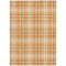 Homeroots 8' X 10' Orange Blue And Ivory Plaid Washable Indoor Outdoor Area Rug 597126 - alternate 6