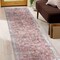 World Rug Gallery Transitional Bordered Vintage Machine Washable Non Slip Runner Rug 2 ft 6 in x 7 ft Multi 6026MULTI2X7 - alternate 1