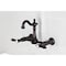 Kingston Brass Two-Handle Wall Mount Bridge Kitchen Faucet, Oil Rubbed Bronze KS2445BAL - alternate 5
