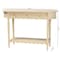 Bali & Pari Liba Console Table with Scalloped Detailing and Open Shelf Storage 271-14794-ZORO - alternate 4