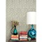 Chesapeake Karachi Aqua Wooden Damask Wallpaper 3125-72335 - alternate 4