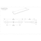 Gatco A-Line Glass Vanity Shelf, Matte Black 5656MX - alternate 2