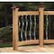 Deckorators 32-1/4'' Bronze Aluminum Baroque Baluster, 5PK 74738 - alternate 3