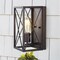 Jonathan Y Norris X-Frame 6" 1-Light Farmhouse Rustic Iron LED Sconce, Oil Rubbed Bronze/Wood Finish JYL1310A - alternate 5