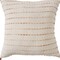 Homeroots 20" White Cotton Pillow With Tassels Edges 554553 - alternate 4