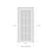 Sartodoors Solid Interior French White 28x96 Solid Core Modern Interior QUADRO4522ID-WS-2896 - alternate 4