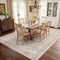 World Rug Gallery Beige Medallion Flat Pile Washable Rug, Pet Friendly, Non-Slip, 7ft 7in x 9ft 6in WR170BEIGE8X10 - alternate 7