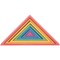 Tickit Wooden Rainbow Architect Triangles - Set of 7 73418 - alternate 1