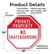 Signmission Private Property No Skateboarding, 10 inch X 10 inch, Plastic Sign, 2PK OC-P-2PACK-10-155 - alternate 6