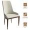 Leisuremod Viva Collection Modern Wooden Dining Chair in Taupe VC24TP - alternate 8