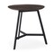 Homeroots 23" Espresso and Black Solid Wood and Metal Tray Table 605380 - alternate 4