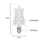 Westinghouse 0.6W 7W Equivalent Clear Star Dimmable Filament LED Light Bulb, Candelabra Base, 4PK 53650EC5 - alternate 4