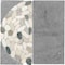 Daltile Pebble Oasis Natural Stone Art Deco Pebble Mosaic 11in x 11in in Honed Coal, 11PK PB37ARTDCPBMSHN - alternate 3