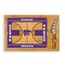 Picnic Time Family Of Brands NCAA Kansas State Wildcats Icon Glass Top Cutting Board & Knife Set 910-00-505-255-0 - alternate 1